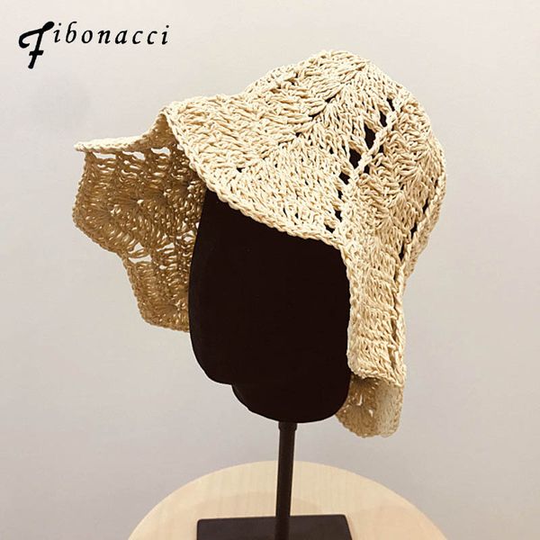 fibonacci new summer women sun hats female bucket hat hollow foldable straw fisherman hat lady sunscreen seaside beach sun cap, Blue;gray
fibonacci new summer women sun hats female bucket hat hollow foldable straw fisherman hat lady sunscreen seaside beach sun cap, Blue;gray