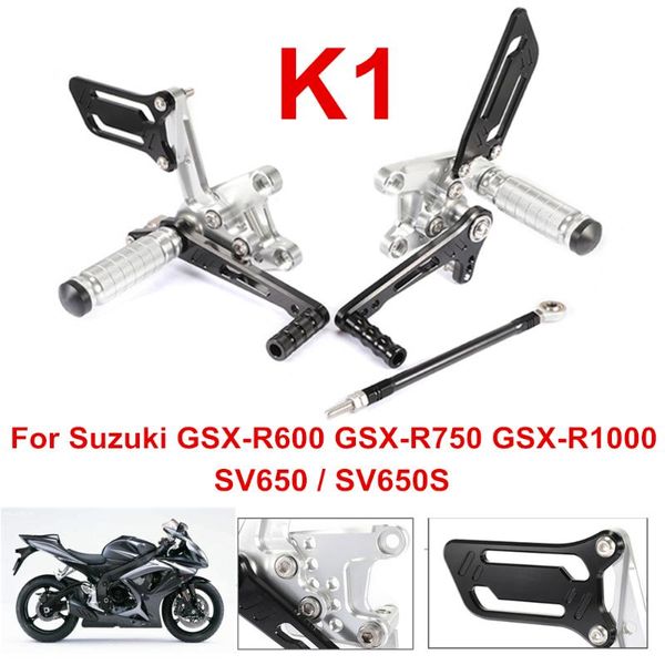 cnc motorcycle footrest footpegs foot peg pedal rearset silver style for sv650 sv650s gsx-r600 gsx-r750 gsx-r1000 k1 d40
cnc motorcycle footrest footpegs foot peg pedal rearset silver style for sv650 sv650s gsx-r600 gsx-r750 gsx-r1000 k1 d40