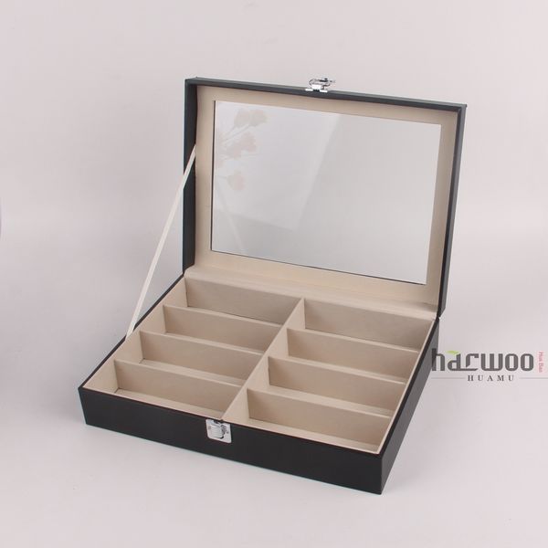 multifunctional 8-grid sun storage leather box collection sun sun sunglasses men's and women's 8-bit glasses collection display bo, Blue
multifunctional 8-grid sun storage leather box collection sun sun sunglasses men's and women's 8-bit glasses collection display bo, Blue