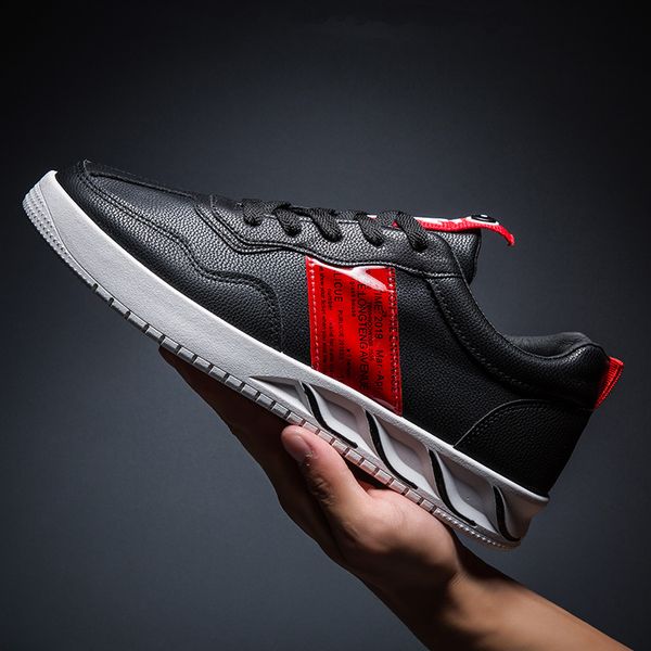 2019 autumn men casual shoes comfortable white lace up quality black leather snekaers male flats shoes red zapatos hombre
2019 autumn men casual shoes comfortable white lace up quality black leather snekaers male flats shoes red zapatos hombre