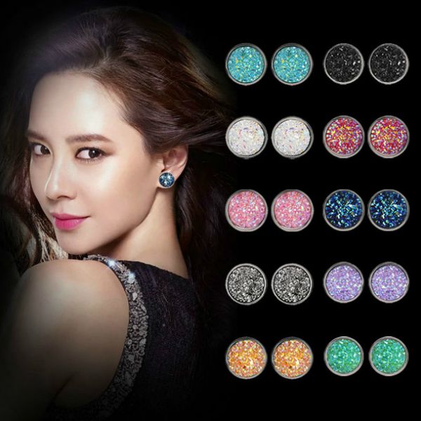 1pair luxury crystal shine ear drop dangle earrings for women 10 colors round with cubic zircon charm flower drop earrings, Silver
1pair luxury crystal shine ear drop dangle earrings for women 10 colors round with cubic zircon charm flower drop earrings, Silver