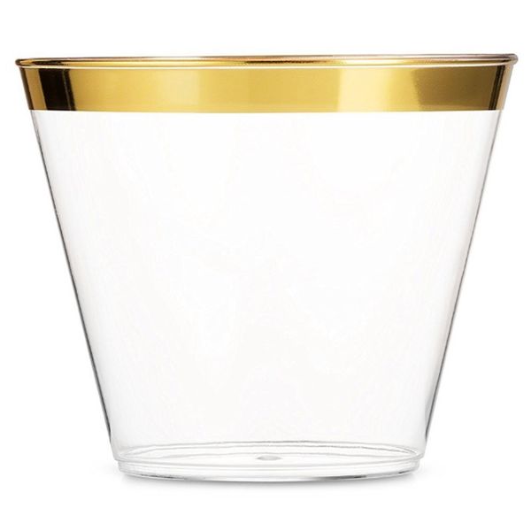 50pcs/lot 201-300ml 9oz gold plastic cups wedding birthday party tableware disposable cups party supplies new year supply
50pcs/lot 201-300ml 9oz gold plastic cups wedding birthday party tableware disposable cups party supplies new year supply