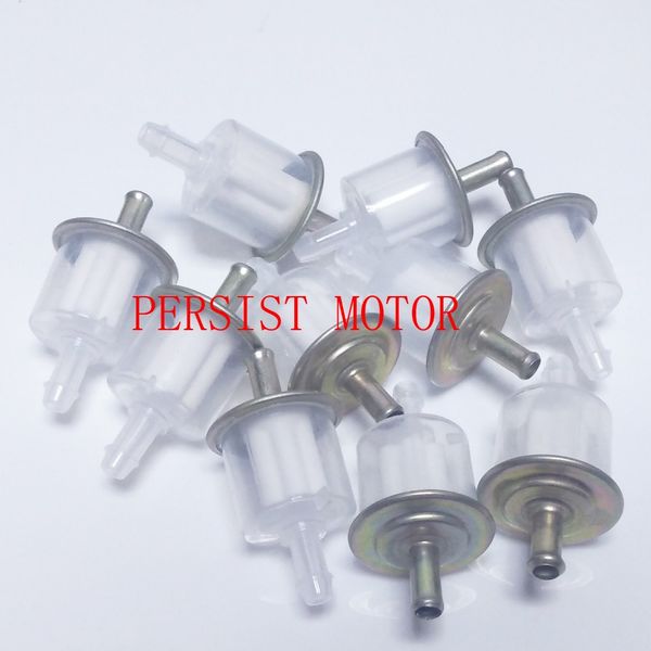 

10pcs/lot car dirt pocket bike oil filter petrol gas gasoline liquid fuel filter for scooter motorcycle motorbike motor