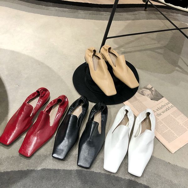 shallow mouth casual woman shoe summer shoes ladies 2020 fashion women's round toe loafers with fur female footwear modis, Black