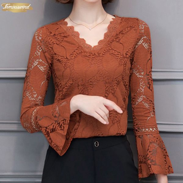 blouse plus size women clothing lace v neck lace shirt hollow out spring female elegant long sleeve 562g3, White
blouse plus size women clothing lace v neck lace shirt hollow out spring female elegant long sleeve 562g3, White