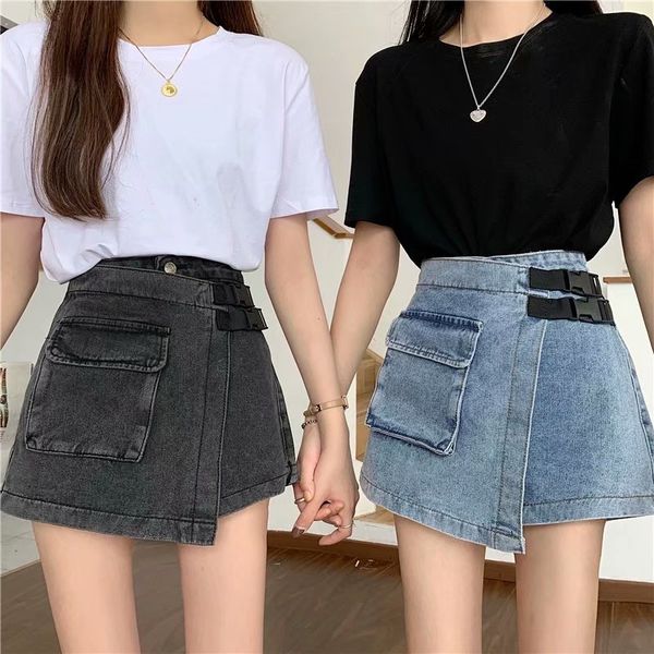 new summer blue denim shortsfashion cool lace-up jeans culottes women's shorts slim high waist loose skirt, White;black
new summer blue denim shortsfashion cool lace-up jeans culottes women's shorts slim high waist loose skirt, White;black