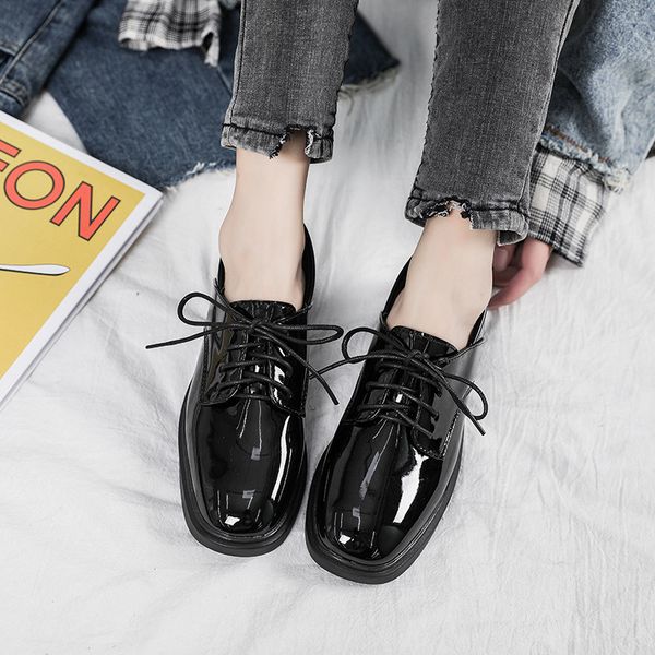 casual woman shoe winter shoes women 2019 fashion women's round toe all-match female footwear oxfords british style cross modis, Black
casual woman shoe winter shoes women 2019 fashion women's round toe all-match female footwear oxfords british style cross modis, Black