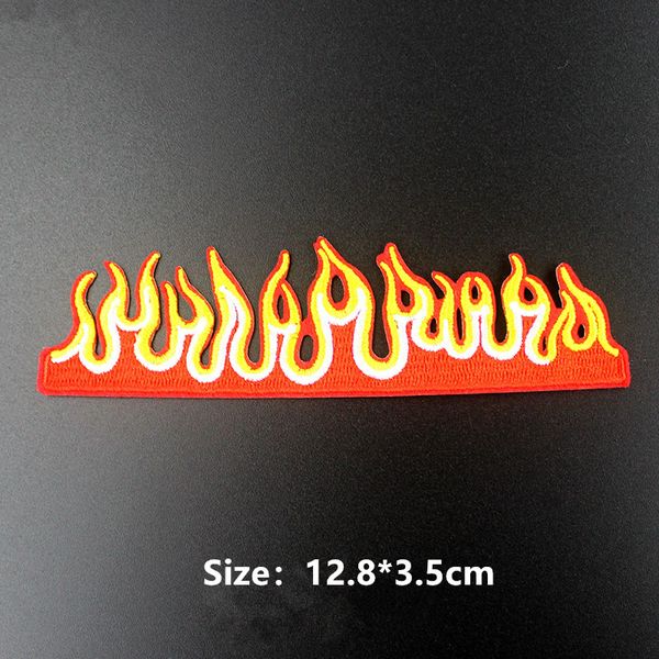 fire the flame red patch iron on transfer for clothes embroidery badge applique diy stickers sewing supplies, Black
fire the flame red patch iron on transfer for clothes embroidery badge applique diy stickers sewing supplies, Black