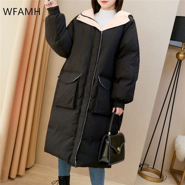 2020 loose plus size winter new padded jacket women hooded casual cotton clothing thick cotton parka oversized coat cothes, Black
2020 loose plus size winter new padded jacket women hooded casual cotton clothing thick cotton parka oversized coat cothes, Black