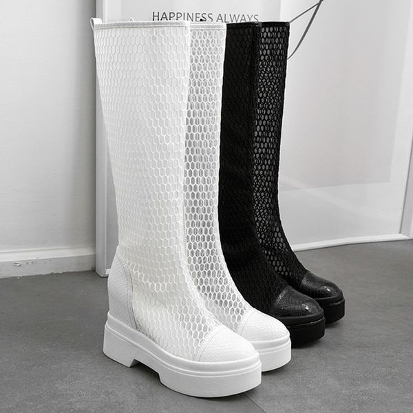 casual mesh boots luxury designer shoes lady's high heel mesh des chaussures casual sandals girl 2019 cross ty-83, Black
casual mesh boots luxury designer shoes lady's high heel mesh des chaussures casual sandals girl 2019 cross ty-83, Black