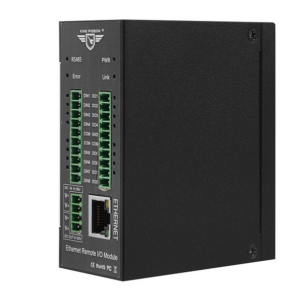 tcp ethernet data acquisition io module m330t - web, lan, plc remote control