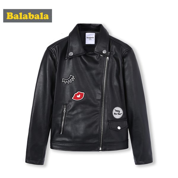 balabala girls pu leather biker jacket moto jacket with applique children teenager girls jacket outwear spring autumn clothes y191026, White
balabala girls pu leather biker jacket moto jacket with applique children teenager girls jacket outwear spring autumn clothes y191026, White