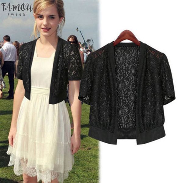 summer women shawl pashmina lace floral slim short open stitch ladies shirt short blouse hot, White
summer women shawl pashmina lace floral slim short open stitch ladies shirt short blouse hot, White