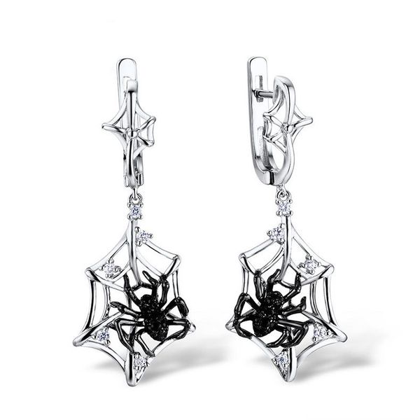2020 new arrival creative spider silver dangle drop earrings for women black zircon long tassel elegant earrings animal jewelry, Golden
2020 new arrival creative spider silver dangle drop earrings for women black zircon long tassel elegant earrings animal jewelry, Golden