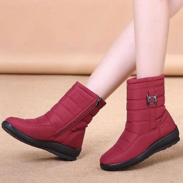 new fashion ladies waterproof snow 2019 warm antiskid shoes casual zipper flat winter boots women plus size mx200324, Black
new fashion ladies waterproof snow 2019 warm antiskid shoes casual zipper flat winter boots women plus size mx200324, Black
