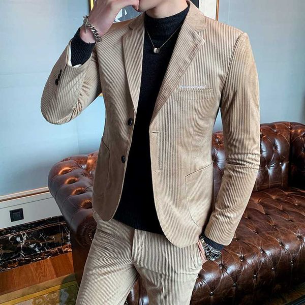 corduroy costume homme slim fit suit men leisure business tuxedo 2 pcs set wedding groom terno masculino ropa de hombre 2020, White;black
corduroy costume homme slim fit suit men leisure business tuxedo 2 pcs set wedding groom terno masculino ropa de hombre 2020, White;black