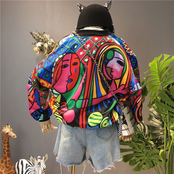 spring autumn women harajuku graffiti embroidery baseball jacket coat mori girl loose cartoon cat hit color thin jacket student, Black;brown
spring autumn women harajuku graffiti embroidery baseball jacket coat mori girl loose cartoon cat hit color thin jacket student, Black;brown