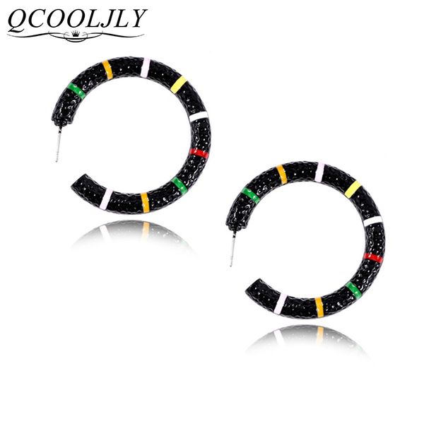 qcooljly classic shaped resin print acetate earrings for women party jewelry round acrylic hoop earring gift brincos, Golden;silver
qcooljly classic shaped resin print acetate earrings for women party jewelry round acrylic hoop earring gift brincos, Golden;silver
