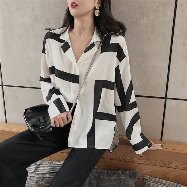 autumn clothing women's retro irregular stripes elegant sense of design women's non-mainstream printed pattern versatile ho, Black
autumn clothing women's retro irregular stripes elegant sense of design women's non-mainstream printed pattern versatile ho, Black