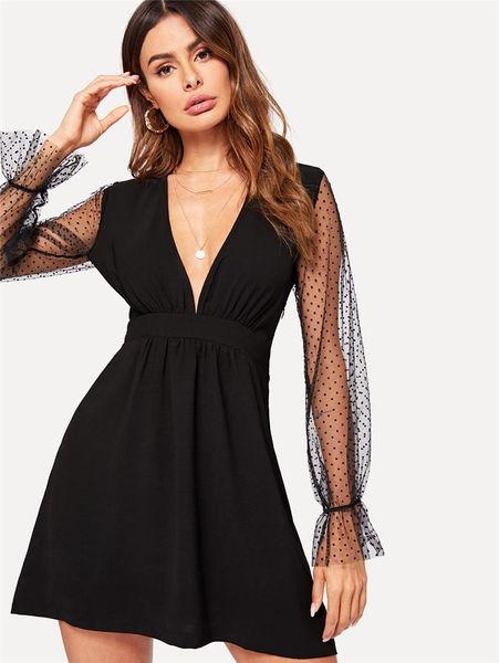 v neck bodycon pencil dress long sleeve autumn crew neck casual dresses womens designer dresses hollow out lace, Black;gray
v neck bodycon pencil dress long sleeve autumn crew neck casual dresses womens designer dresses hollow out lace, Black;gray