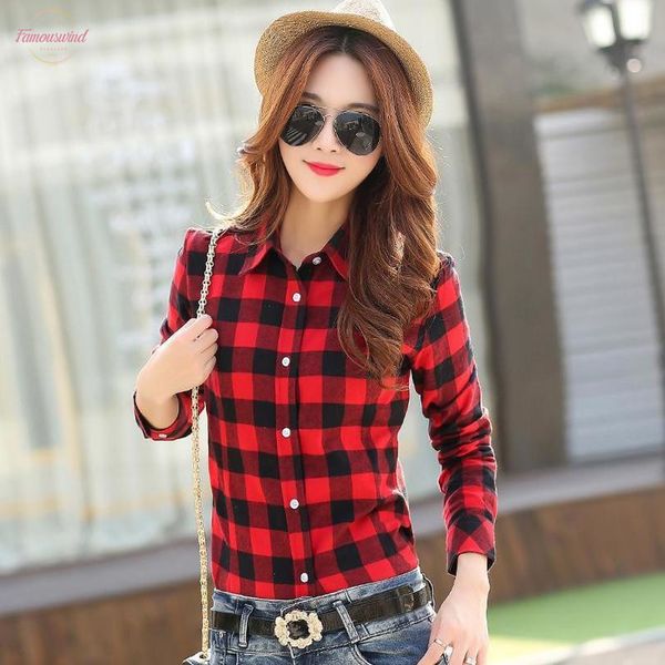 2020 new brand women blouses long sleeve shirts cotton red and black flannel regular plaid shirt casual female plus size blouse, White
2020 new brand women blouses long sleeve shirts cotton red and black flannel regular plaid shirt casual female plus size blouse, White