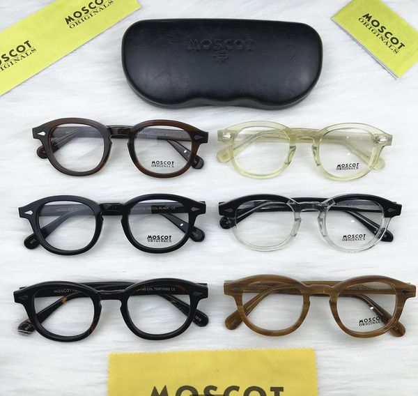 new brand designer eyeglasses frames lemtosh glasses frame johnny depp round men optional myopia 1915 with case, White;black
new brand designer eyeglasses frames lemtosh glasses frame johnny depp round men optional myopia 1915 with case, White;black