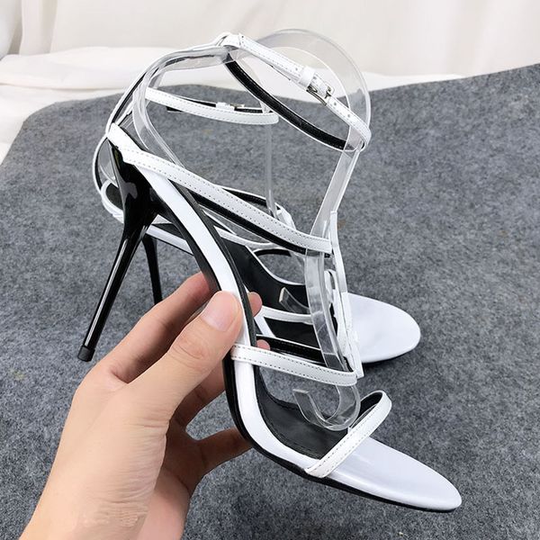 brand shoes 2019 luxury designers a patent leather high heels and style letters wedding sandals shoes woman characteristic, Black
brand shoes 2019 luxury designers a patent leather high heels and style letters wedding sandals shoes woman characteristic, Black