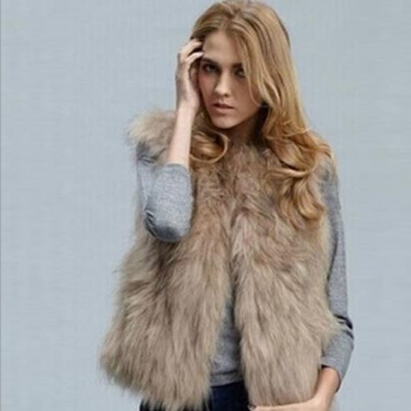 vetement 2019 winter women's faux fur coat artificial fur vest furry vests femme jackets plus size furry fake gilet z118, Black
vetement 2019 winter women's faux fur coat artificial fur vest furry vests femme jackets plus size furry fake gilet z118, Black