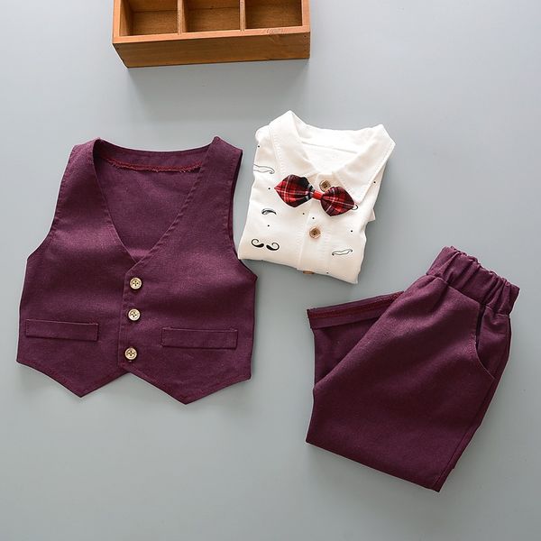 dollplus spring autumn baby boy suit british wind children's boy suits gentleman long sleeve shirt vest pants kids formal suits, Blue
dollplus spring autumn baby boy suit british wind children's boy suits gentleman long sleeve shirt vest pants kids formal suits, Blue