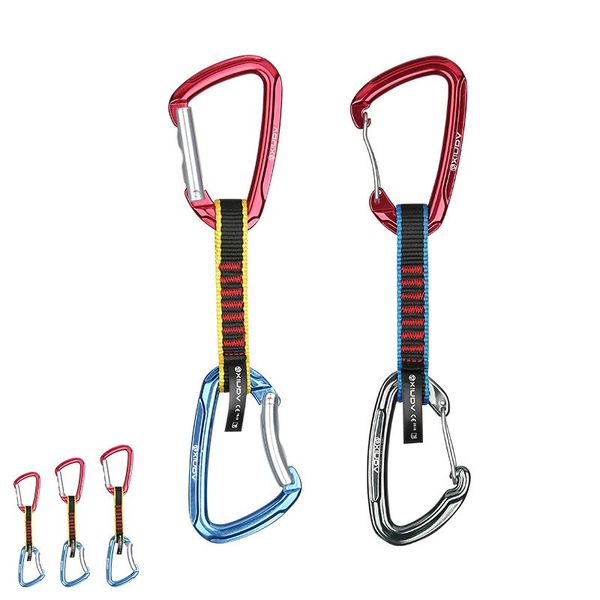 outdoor straight door curved door sling fast hanging climbing ice climbing hanging carabiner safety equipment main lock
outdoor straight door curved door sling fast hanging climbing ice climbing hanging carabiner safety equipment main lock
