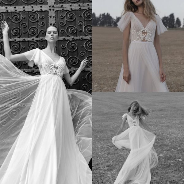 2019 graceful v neck wedding dresses lace backless bridal grows beach wedding dress modern vestido de novia, White
2019 graceful v neck wedding dresses lace backless bridal grows beach wedding dress modern vestido de novia, White