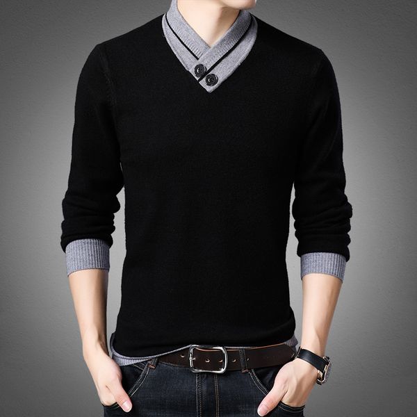 2019 brand clothing men cashmere v-neck sweater/male slim fashion leisure set head knitting sweater knitwear s-4xl, White;black
2019 brand clothing men cashmere v-neck sweater/male slim fashion leisure set head knitting sweater knitwear s-4xl, White;black