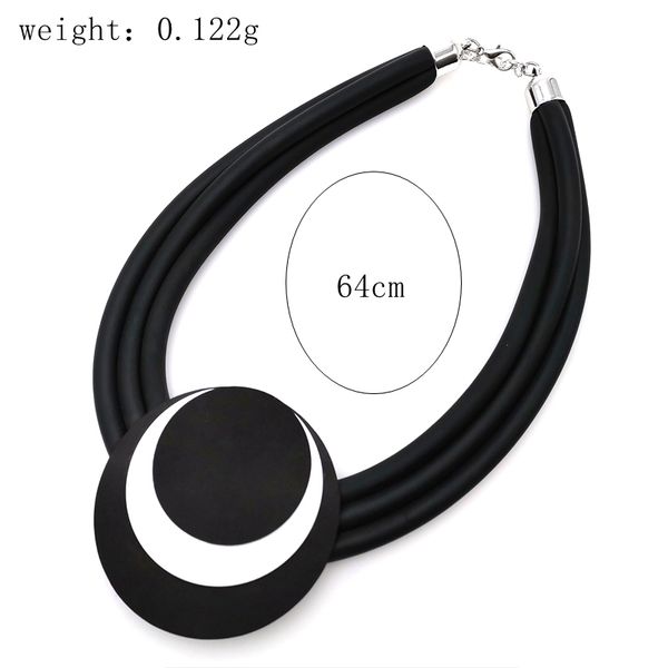 2019 new three chains with circle pendants for women necklace handmade can customizable neck laces gift girls punk jewelry party, Silver
2019 new three chains with circle pendants for women necklace handmade can customizable neck laces gift girls punk jewelry party, Silver