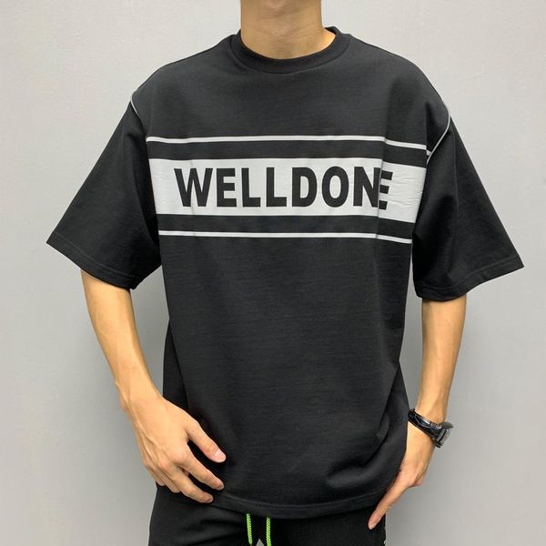 welldone 3m reflective t-shirt fashion tees for men women crew neck designer vintage loose t-shirts gunn, White;black
welldone 3m reflective t-shirt fashion tees for men women crew neck designer vintage loose t-shirts gunn, White;black