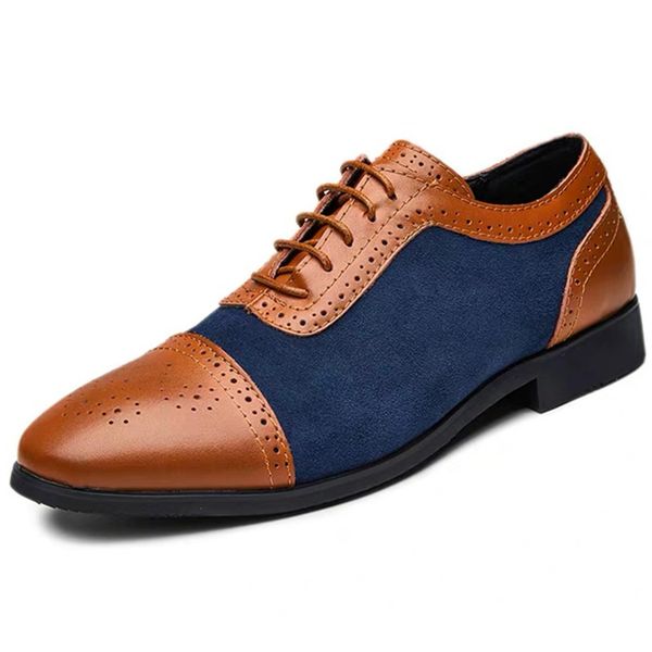2009 men's shoes explosion block korean men's shoes lace and leather, Black