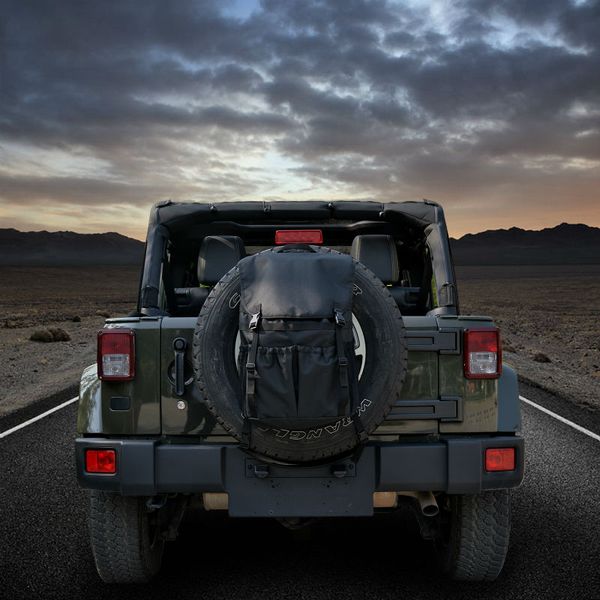 

Большой емкости рюкзак грузовые сумки запасная шина сумка для хранения Jeep Wrangler JK