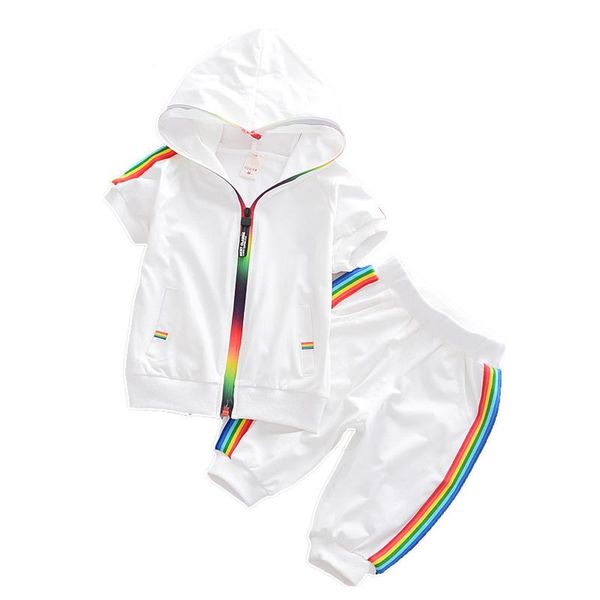 sunma fashion kids boy girl clothes sportswear summer baby colorful hoodies shorts 2pcs/sets children outfit toddler cotton tracksutis, White
sunma fashion kids boy girl clothes sportswear summer baby colorful hoodies shorts 2pcs/sets children outfit toddler cotton tracksutis, White