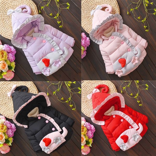 winter girls warm down jackets kids fashion dot thick outerwear children clothing autumn baby girls cute jacket hooded coat, Blue;gray
winter girls warm down jackets kids fashion dot thick outerwear children clothing autumn baby girls cute jacket hooded coat, Blue;gray