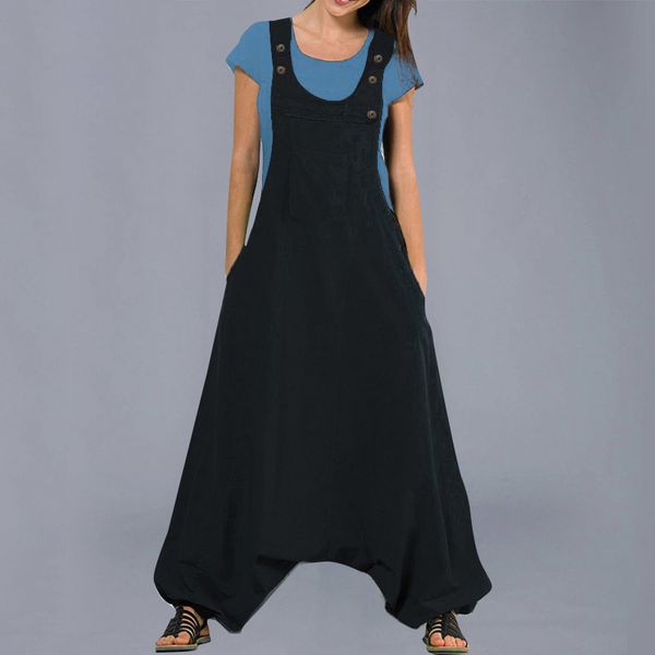 plus size rompers for women jumpsuits womens rompers 2019 fashion casual cotton harem pants trousers sleevelss long playsuits, Black;white
plus size rompers for women jumpsuits womens rompers 2019 fashion casual cotton harem pants trousers sleevelss long playsuits, Black;white