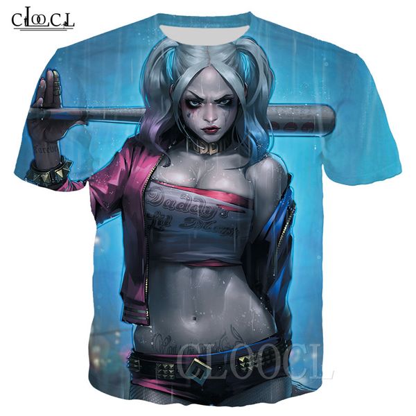birds of prey funny t-shirts men women harley quinn clown 3d print t shirt short sleeve sweatshirts tee s-5xl, White;black
birds of prey funny t-shirts men women harley quinn clown 3d print t shirt short sleeve sweatshirts tee s-5xl, White;black