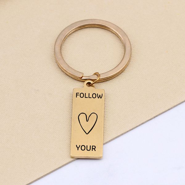 porte clef keyring handmade keychain jewelry key tag follow your heart bag charm keepsake rectangle present jewelry keychain, Silver
porte clef keyring handmade keychain jewelry key tag follow your heart bag charm keepsake rectangle present jewelry keychain, Silver