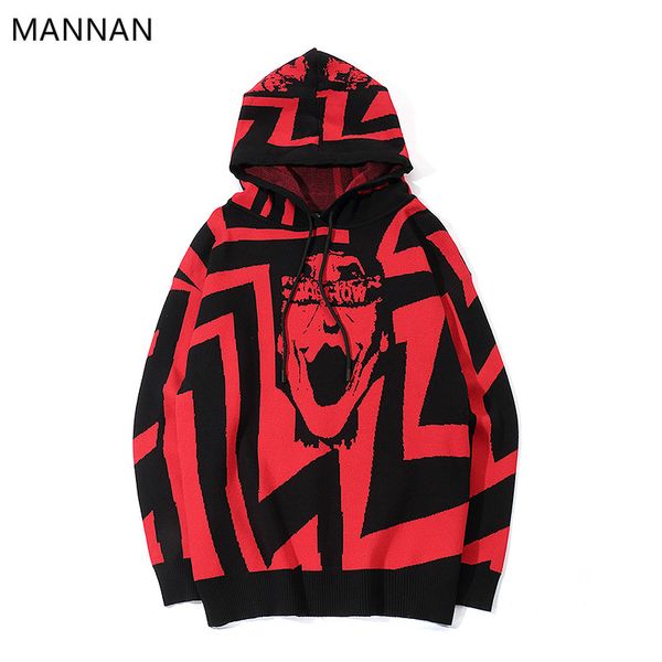 mannan hip hop knitted sweater mens streetwear bf style loose comfortable sweater fashion cotton oversized pull homme, White;black
mannan hip hop knitted sweater mens streetwear bf style loose comfortable sweater fashion cotton oversized pull homme, White;black