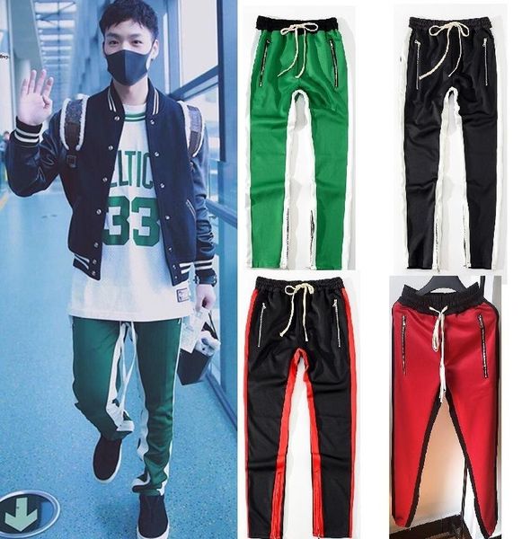 19ss страх божий justinbieber же пункт mens люкс jogger штаны высокой моды 4 цвета боковая полоса роскошные брюки streetwear, Black
19ss страх божий justinbieber же пункт mens люкс jogger штаны высокой моды 4 цвета боковая полоса роскошные брюки streetwear, Black
