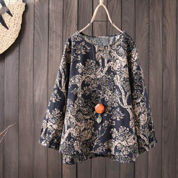 womens tunic vintage print blouse 2020 spring female long sleeve shirts elegant casual work plus size, White
womens tunic vintage print blouse 2020 spring female long sleeve shirts elegant casual work plus size, White