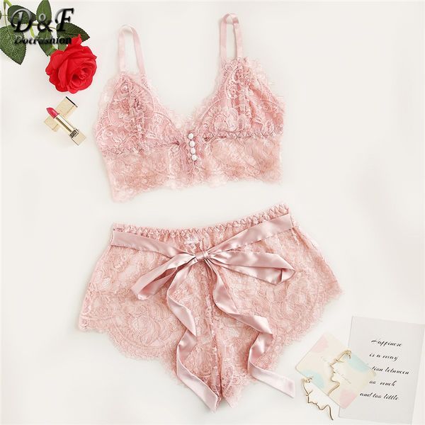 dotfashion pink scalloped trim floral lace lingerie set women 2019 summer bra and panty sets ladies 2 piece underwear set, Red;black
dotfashion pink scalloped trim floral lace lingerie set women 2019 summer bra and panty sets ladies 2 piece underwear set, Red;black