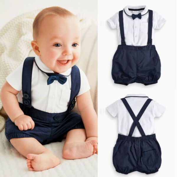 new baby boy малышей одежда наборы gentalman футболки топы + bib брюки комбинезон + bow tie 3шт outfit outwear, White
new baby boy малышей одежда наборы gentalman футболки топы + bib брюки комбинезон + bow tie 3шт outfit outwear, White