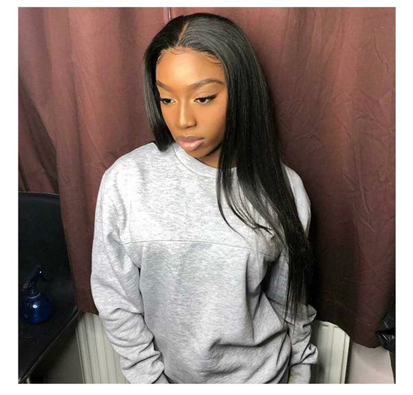 360 lace frontal wigs long hair for women 150% remy lace human brazilian hair pre plucked wigs glueless, Black
360 lace frontal wigs long hair for women 150% remy lace human brazilian hair pre plucked wigs glueless, Black