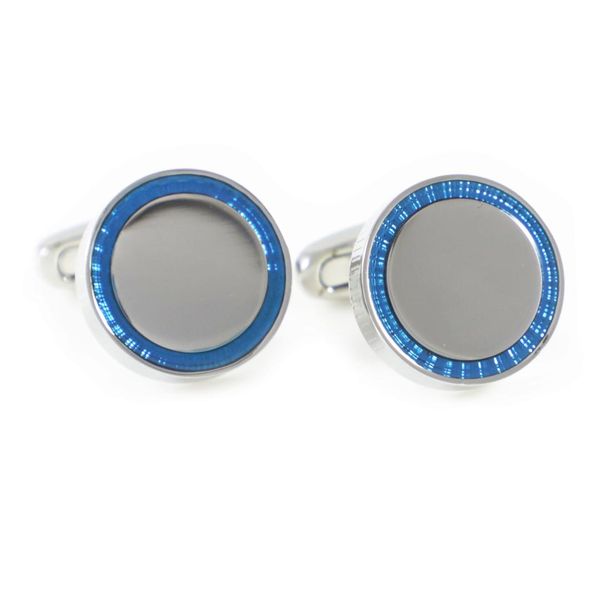 classic round blue rim cuff links grey rim cuff links father's day birthday gift wedding, Silver;golden
classic round blue rim cuff links grey rim cuff links father's day birthday gift wedding, Silver;golden