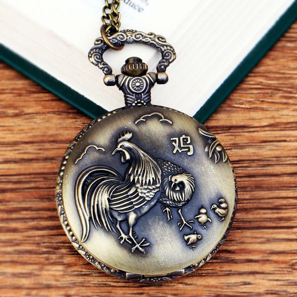 pocket & fob watches chinese zodiac animal chicken rooster quartz pocket watches vintage fob gift for men/women, Slivery;golden
pocket & fob watches chinese zodiac animal chicken rooster quartz pocket watches vintage fob gift for men/women, Slivery;golden