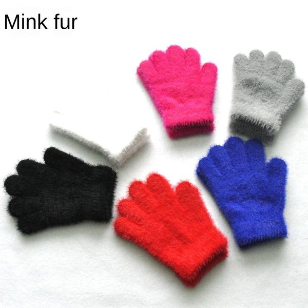 winter warm and warm knitted gloves for children aged 3-6 mink wool thickened monochrome gloves, White
winter warm and warm knitted gloves for children aged 3-6 mink wool thickened monochrome gloves, White